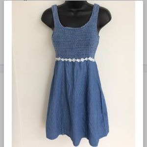 Denim Sunflower Dress